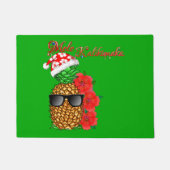 メレカリキマカクリスマスパイナップル ドアマット (正面)