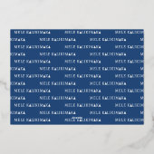 メレカリキマカクリスマスフォトコラージュ 箔シーズンカード (裏面)