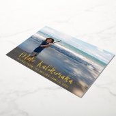 メレカリキマカクリスマスフォトコラージュ 箔シーズンカード (回転した状態)