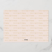 メレカリキマカクリスマスフォトコラージュ 箔シーズンカード (裏面)