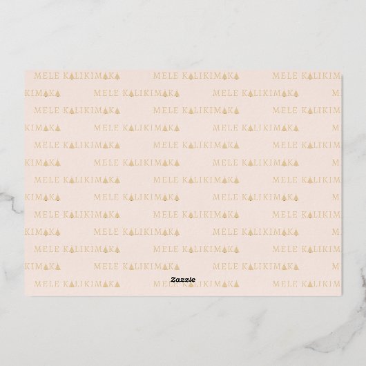 メレカリキマカクリスマスフォトコラージュ 箔シーズンカード (裏面)