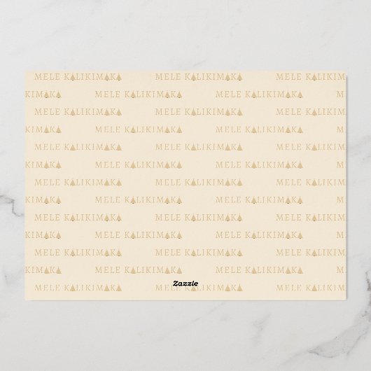 メレカリキマカクリスマスフォトコラージュ 箔シーズンカード (裏面)