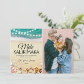 メレカリキマカクリスマスフォトホリデーカード シーズンカード (スタンド正面)