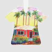 メレカリキマカクリスマスプランテーションレッドコテージ オーナメント (裏面)