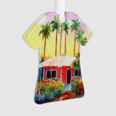 メレカリキマカクリスマスプランテーションレッドコテージ オーナメント (正面)