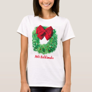 メレカリキマカクリスマスリース Tシャツ