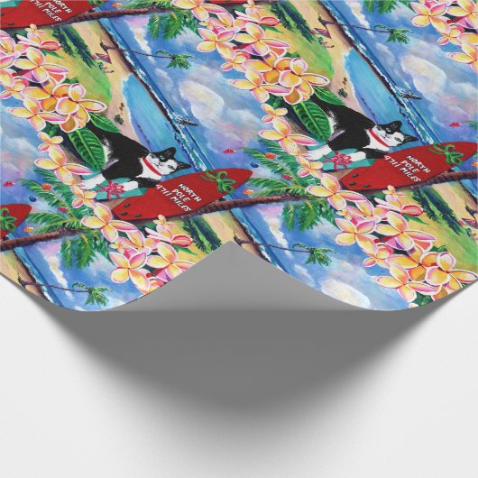 メレカリキマカクリスマス子猫アットポイプ ラッピングペーパー (角)