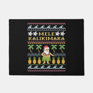 メレカリキマカクリスマス ドアマット