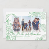 メレカリキマカグリーン3写真クリスマス シーズンカード (正面)
