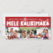 メレカリキマカグロークリスマス3フォトコラージュ シーズンカード (正面)