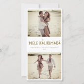 メレカリキマカグロー2フォトコラージクリスマス シーズンカード (正面)