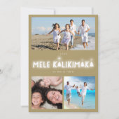 メレカリキマカグロー3フォトコラージクリスマス シーズンカード (正面)