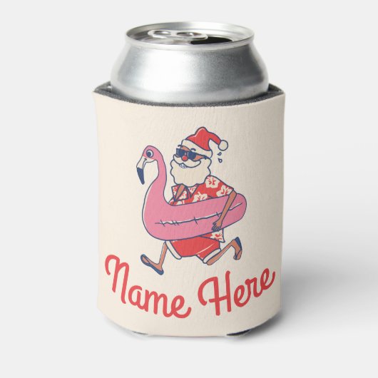 メレカリキマカサンタフラミンゴクリスマスゲタウェイ 缶クーラー (缶裏面)