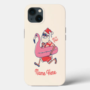 メレカリキマカサンタフラミンゴクリスマスゲタウェイ iPhone 13ケース