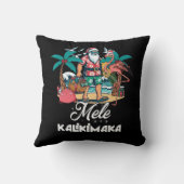 メレカリキマカサンタフラミンゴトロピカルクリスマス クッション (裏面)