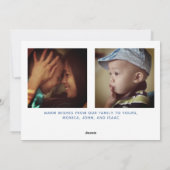 メレカリキマカシックタイポグラフィシンプルビーチ写真 シーズンカード (裏面)