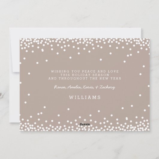 メレカリキマカシンプルモダンクリスマス写真 シーズンカード (裏面)