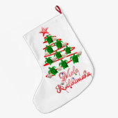 メレカリキマカシータートルズ ラージクリスマスストッキング (裏面 (吊り時))
