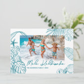 メレカリキマカティール(緑がかった色)写真クリスマス シーズンカード (スタンド正面)