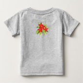 メレカリキマカトロピカルアイランドハワイアンクリスマス ベビーTシャツ (裏面)