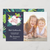 メレカリキマカトロピカルクリスマス写真 シーズンカード (正面/裏面)