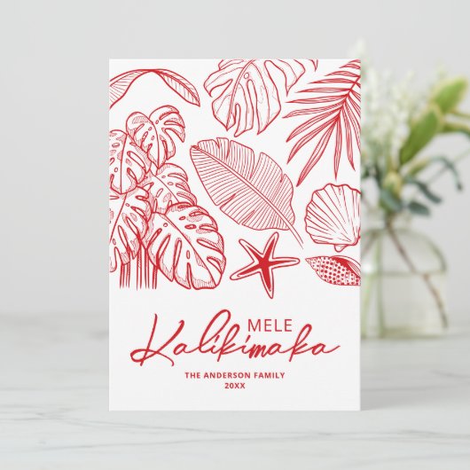 メレカリキマカトロピカルクリスマス シーズンカード (スタンド正面)