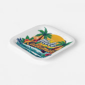 メレカリキマカトロピカルクリスマス ペーパープレート (傾斜あり)