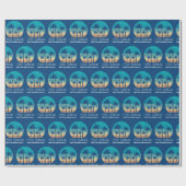 メレカリキマカトロピカルサンセットカスタムクリスマス ラッピングペーパー (フラット)