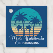 メレカリキマカトロピカルサンセットクリスマスパーティー フェイバータグ (正面)