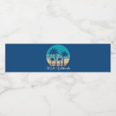 メレカリキマカトロピカルサンセットクリスマスパーティー ペットボトルラベル (シングルラベル)