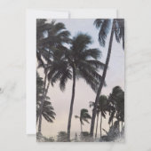 メレカリキマカトロピカルビーチホリデーフォトカード 招待状 (裏面)