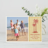 メレカリキマカハワイアンクリスマスカード シーズンカード (スタンド正面)