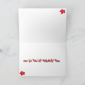 メレカリキマカハワイアンクリスマスカード シーズンカード (内部)