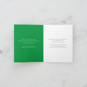 メレカリキマカハワイアンクリスマスグリーティングカード サンキューカード (内部)