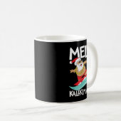 メレカリキマカハワイアンクリスマスハワイサーフィン コーヒーマグカップ (正面右)