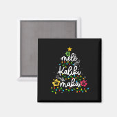 メレカリキマカハワイアンクリスマスハワイトロピカル マグネット (正面/裏面)