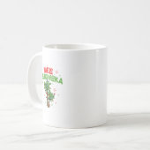 メレカリキマカハワイアンクリスマスパームツリーライト コーヒーマグカップ (正面左)