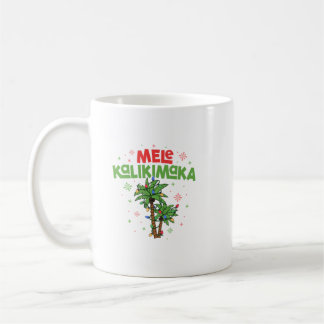 メレカリキマカハワイアンクリスマスパームツリーライト コーヒーマグカップ