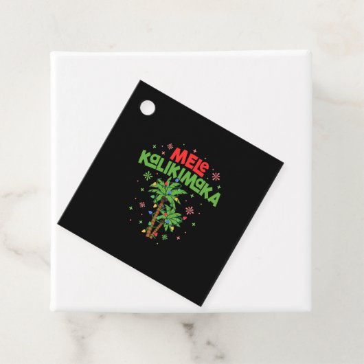 メレカリキマカハワイアンクリスマスパームツリーライト フェイバータグ (インサイチュ)