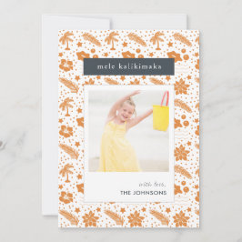 メレカリキマカハワイアンクリスマスフォトカード シーズンカード