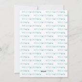 メレカリキマカハワイアンクリスマスフォトコラージュ シーズンカード (裏面)