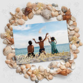 メレカリキマカハワイアンクリスマスフォト金ゴールドカード 箔シーズンカード