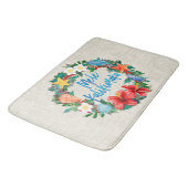 メレカリキマカハワイアンクリスマスリース バスマット (アングル)