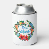 メレカリキマカハワイアンクリスマスリース 缶クーラー (缶正面)