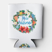 メレカリキマカハワイアンクリスマスリース 缶クーラー (正面)