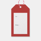 メレカリキマカハワイアンクリスマスレッドギフトタグ ギフトタグ (裏面)