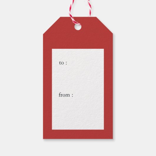 メレカリキマカハワイアンクリスマスレッドギフトタグ ギフトタグ (裏面)
