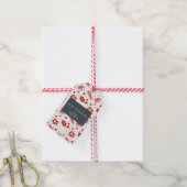 メレカリキマカハワイアンクリスマスレッドギフトタグ ギフトタグ (より糸付き)