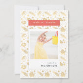 メレカリキマカハワイアンクリスマスレッドフォトカード シーズンカード (正面)