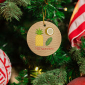 メレカリキマカハワイアンクリスマス メタルオーナメント